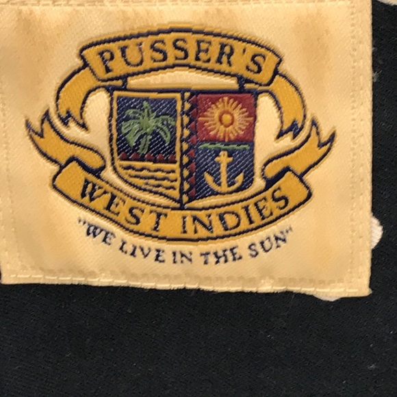 Pusser’s West Indies L Silk Cotton Mix Floral Mens Button Down ShortSleeve Shirt - Picture 4 of 9